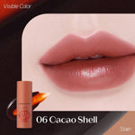 ETUDE Dear Darling long lasting hydrogel lip tint swatches on different skin tones.