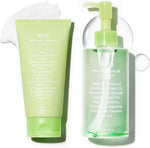 Abib Heartleaf Cleansing Duo bottle set front view for deep pore cleansing