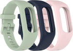 Soft Silicone Bands Compatible with Garmin Vivosmart 5 Straps Replacement Wristbands with Secure Metal Watch Clasp Buckle Bracelet Band Case Cover for Women Men, 3 Pack - Image 12