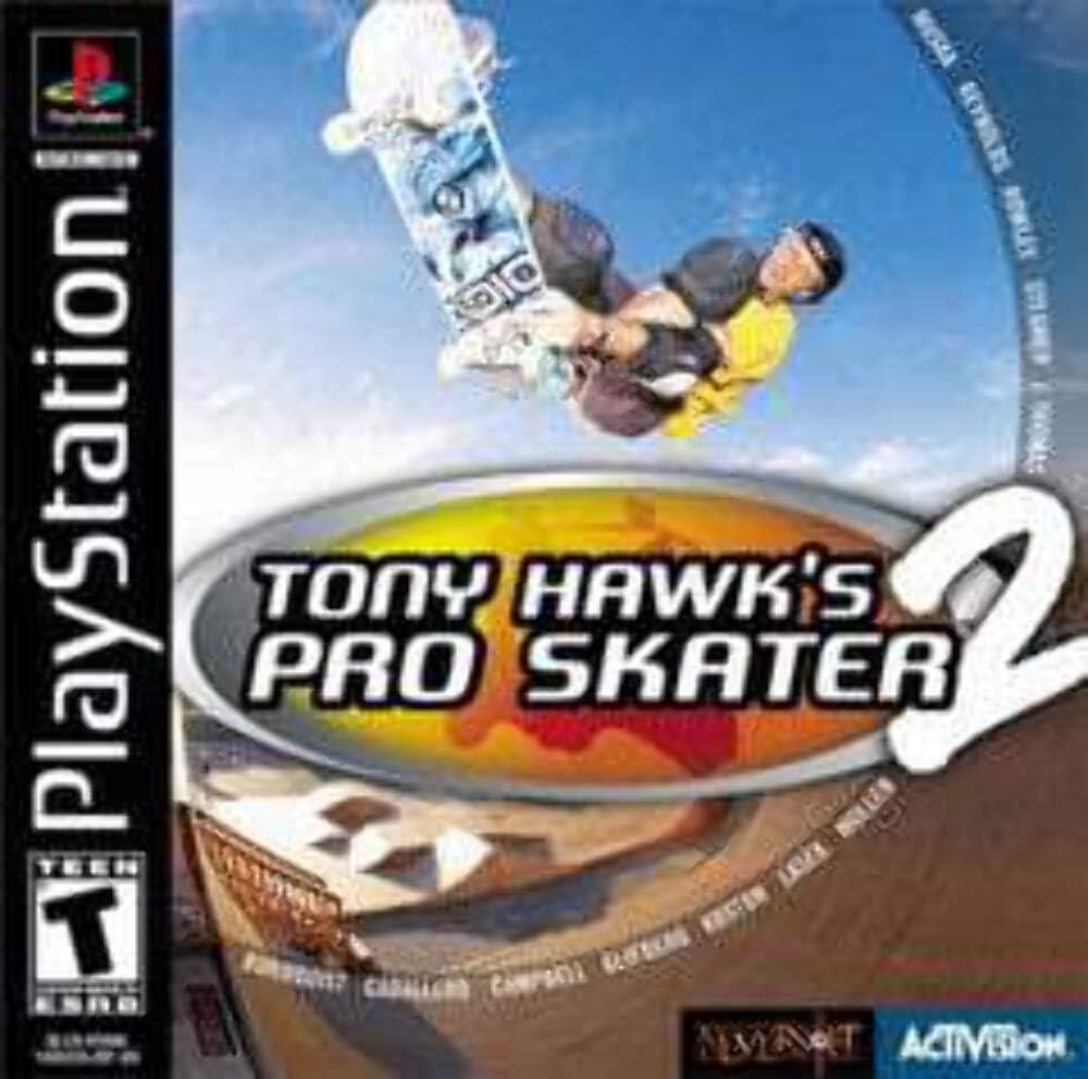Activision Tony Hawk's Pro Skater 2 PlayStation 1 disc front view