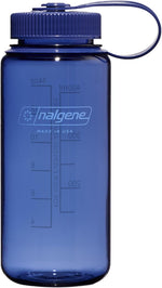 Nalgene 16 Ounce Wide Mouth Water Bottle Denim front view
