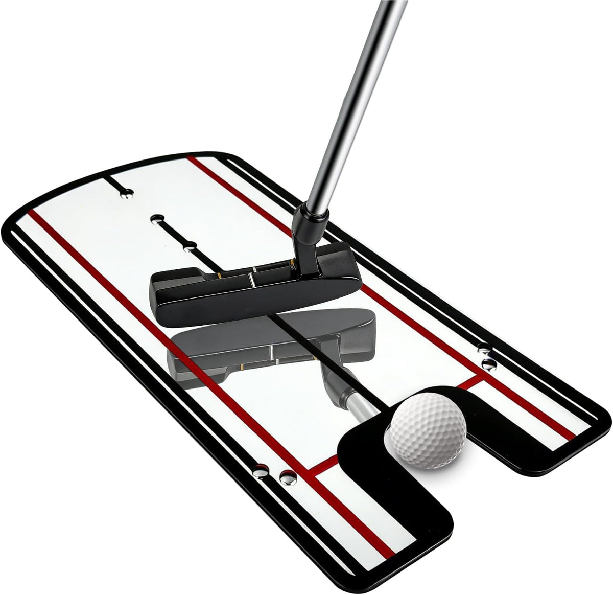Aleybloodes golf putting mirror alignment training aid front view