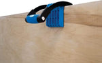 Kreg panel carrier attached to plywood sheet edge