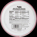 Close up of Utz Chocolate Flavored Covered Pretzels texture
