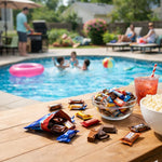 Colorful assortment of bite sized milk chocolates and caramels