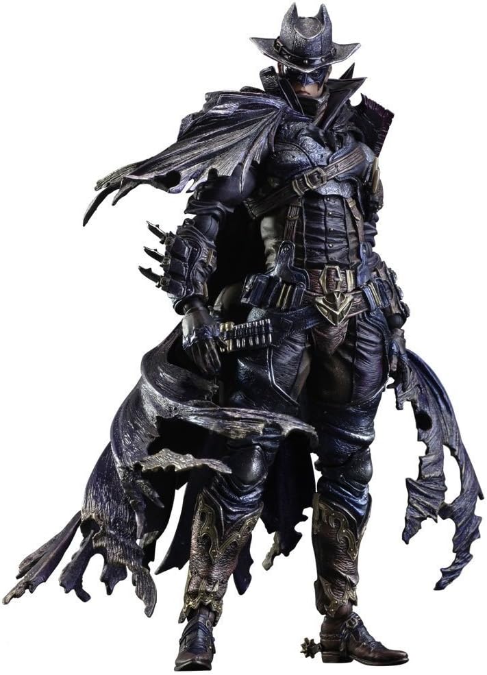 Square Enix Variant Play Arts Kai Batman Wild West action figure front view collectible
