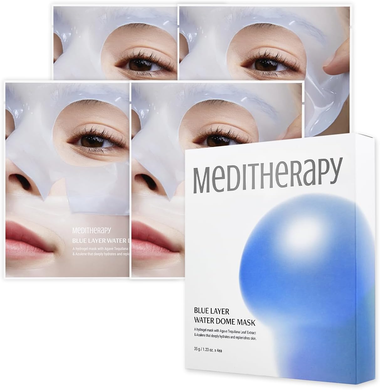 Meditherapy Bluelayer Water Dome Mask packaging front view