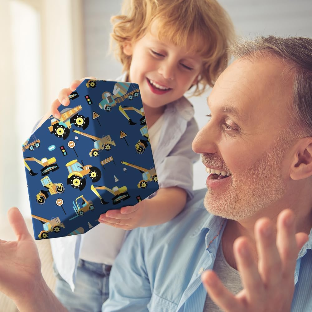 Boerni little builder theme gift packaging paper
