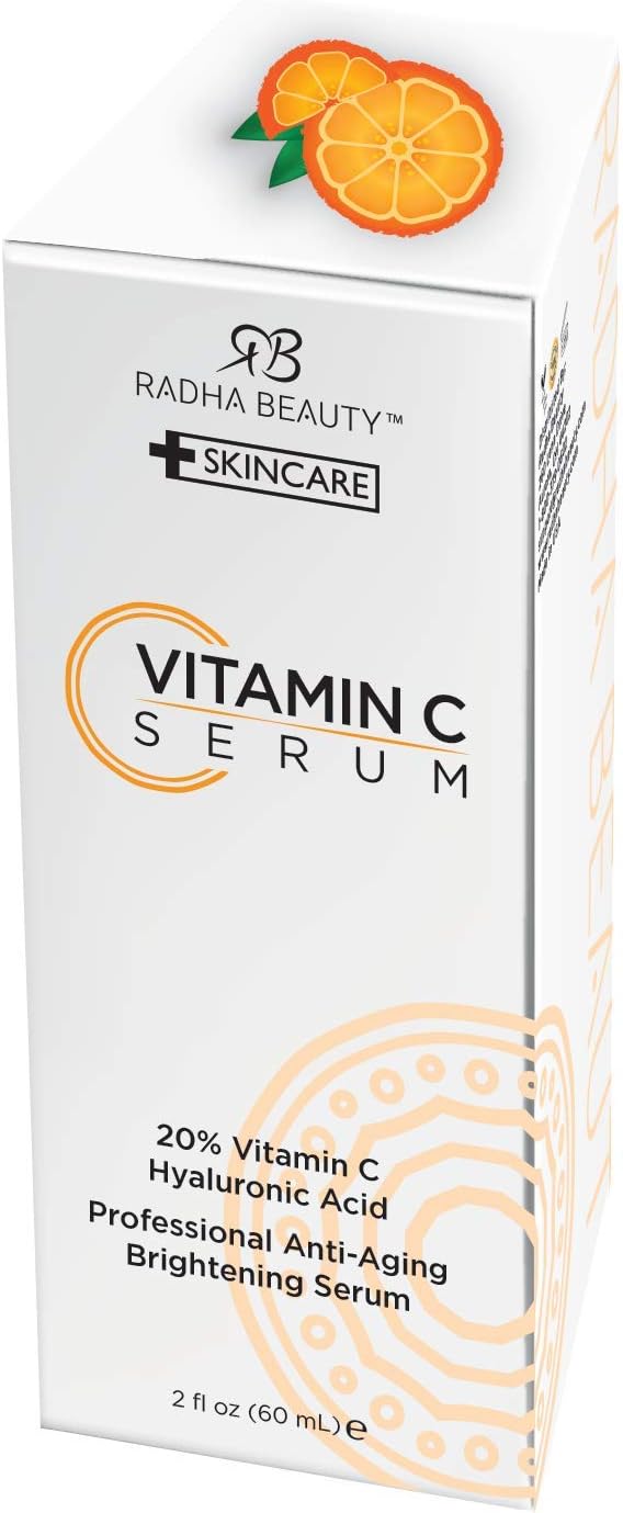 Radha Beauty anti-aging serum applied on hand skin