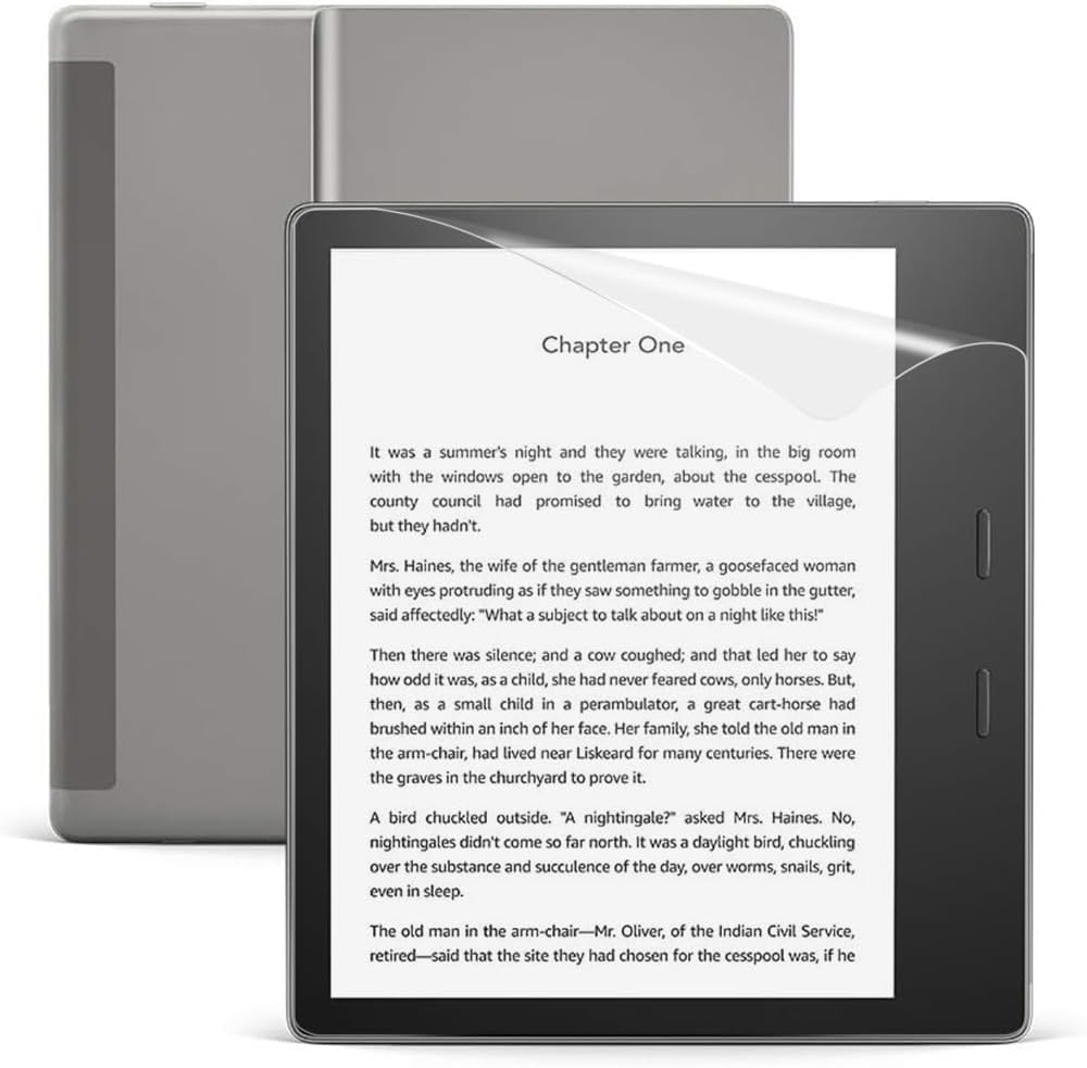Youngme anti-glare matte screen protector for Kindle Oasis front view