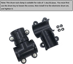 90 degree drum rack bar connector bracket hardware