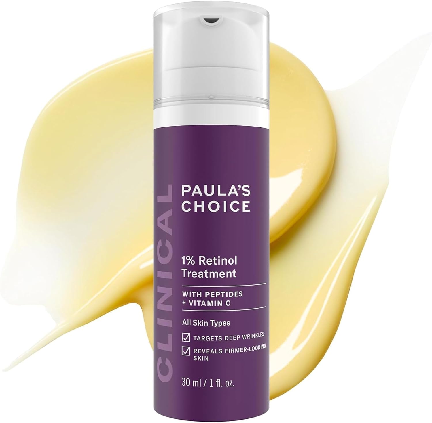 Paula's Choice Clinical 1% Retinol Treatment front view bottle