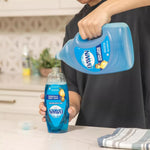 Dawn dishwashing soap bottle sized for kitchen sink convenience