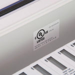 Clear polycarbonate lid detail highlighting UV-stabilized transparent panel.