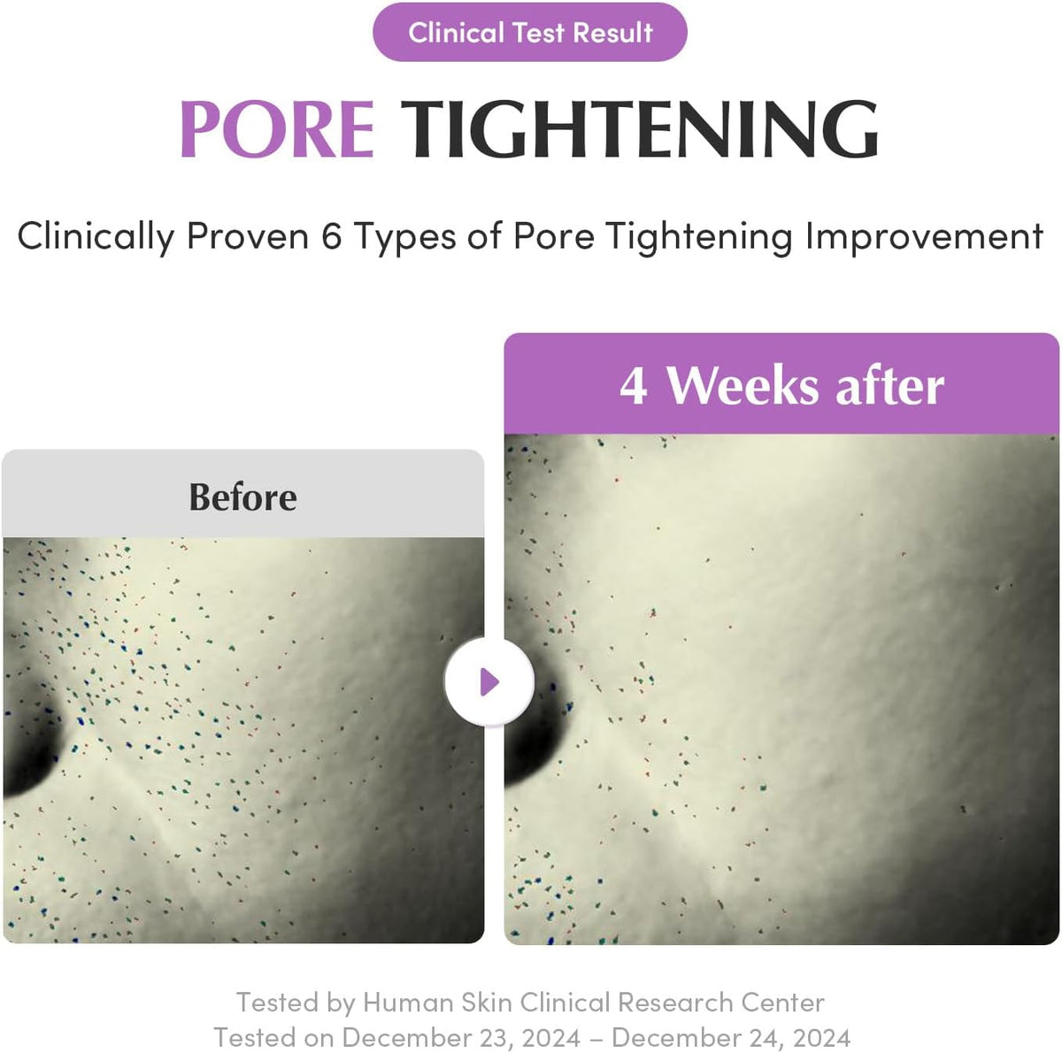 Eqqualberry Purple Pdrn Pore Minimizing Serum texture swatch on skin