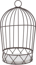 VALICLUD iron bird cage candle holder front view