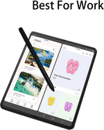 Close-up view of the slim 1.5mm pressure-sensitive tip on the stylus.