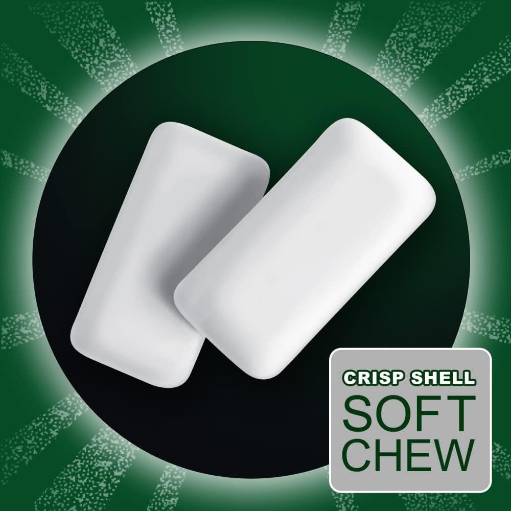 Eclipse Spearmint Sugarfree Chewing Gum nutrition facts and ingredients label on the back