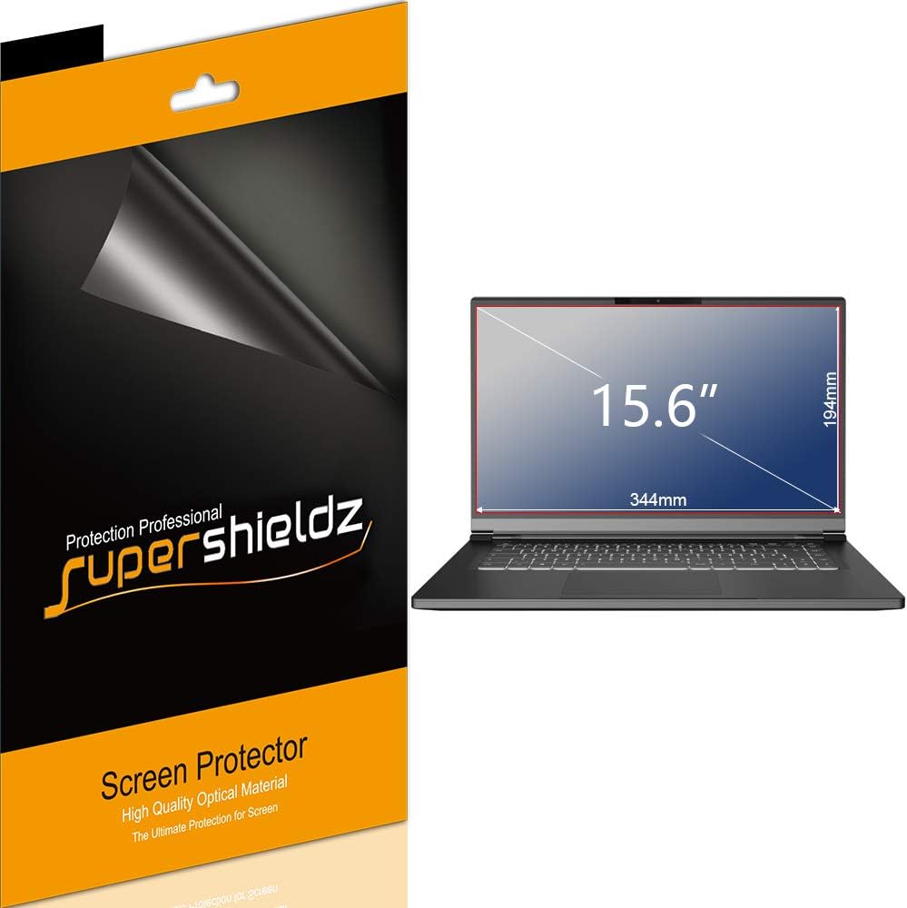 Supershieldz 3 Pack anti glare laptop screen protector packaging