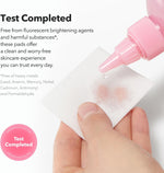 The travel friendly resealable airtight zipper bag containing sixty count of premium toner sheets.