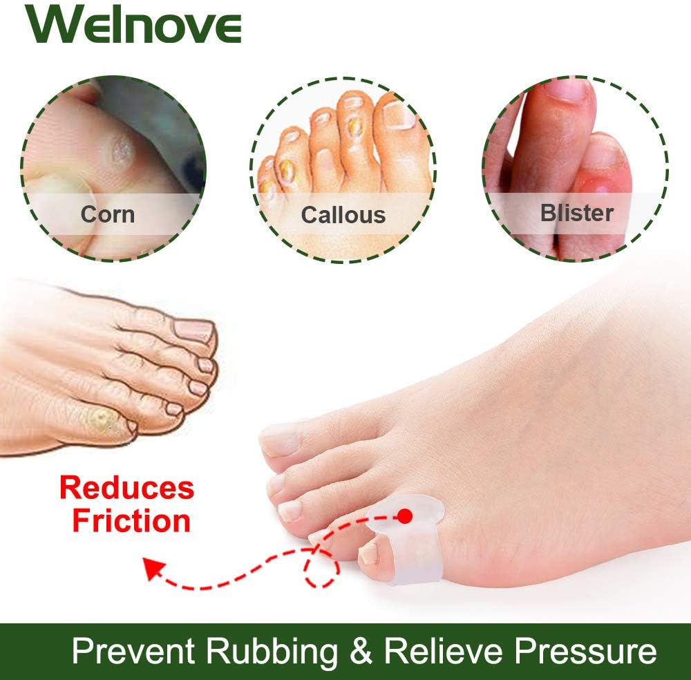 Welnove little toe cushions pack of twelve layout