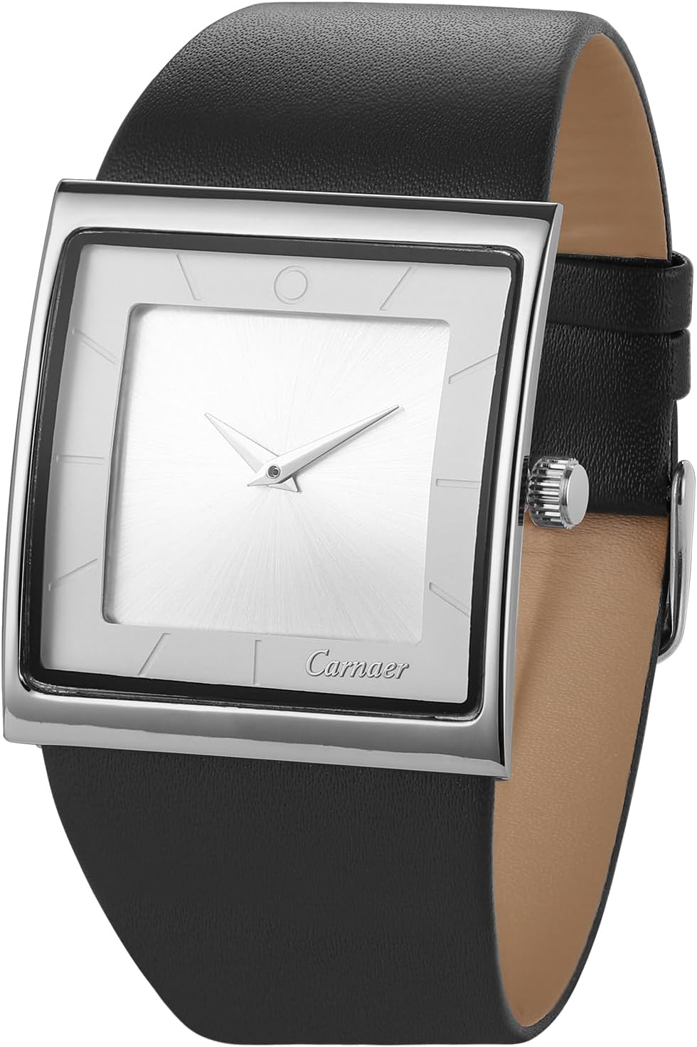 SIBOSUN Mens Watch Men's Square Watches for Men Fashion Minimalist Quartz Wrist Watch Leather Strap Business Casual Wrist Watch Analog - Image 11