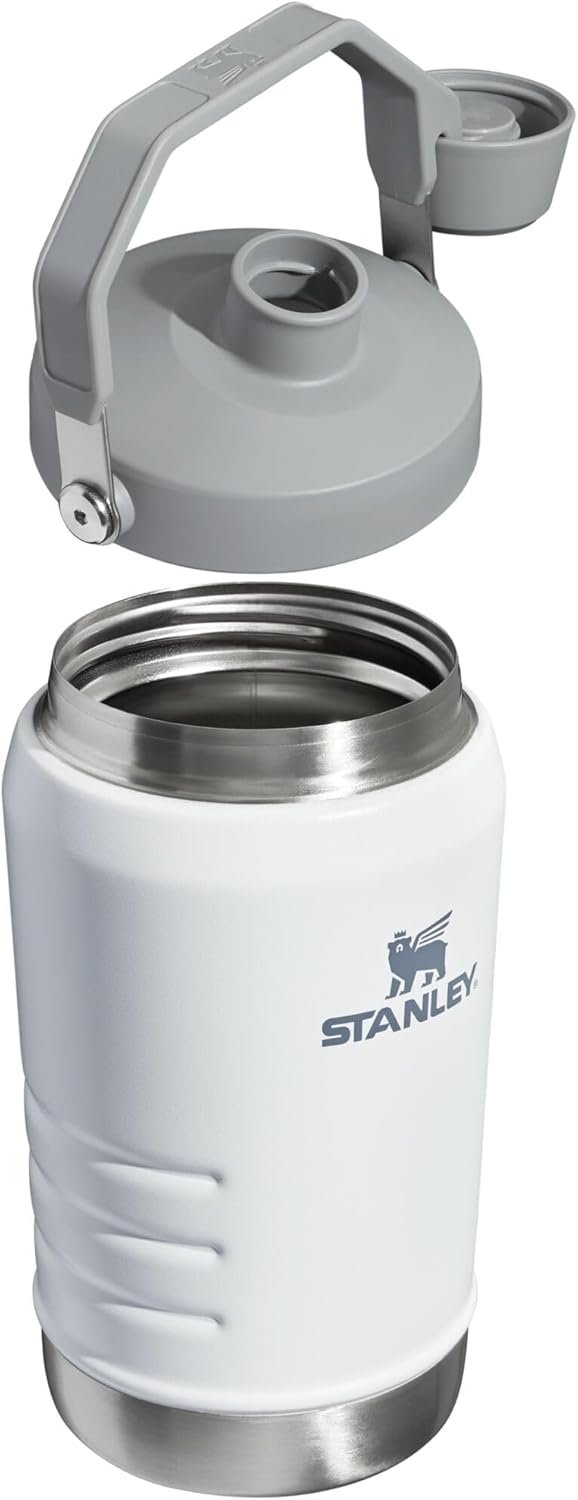 Stanley insulated stainless steel water jug with angled spout lid closed