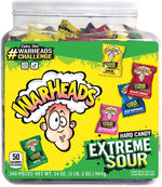 WARHEADS - Extreme Sour Hard Candy - Assorted Flavors - Sour Apple, Black Cherry, Blue Raspberry, Lemon & Watermelon Flavors - 2 oz. Bag - Image 12