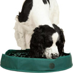 Reggie Snuffle Mat for Dogs Hunter Green front view