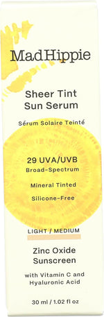 Mad Hippie Sheer Tint (Medium/Dark) SPF 29+ Sun Serum, Vitamin C & Hyaluronic Acid, Zinc Oxide Sunscreen, Reef-Safe, 1.02 Oz - Image 9