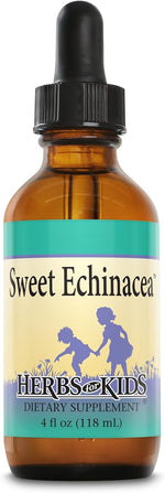 Herbs For Kids Sweet Echinacea packaging box and bottle layout