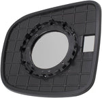 Passenger side single mirror glass for 96-02 vans
