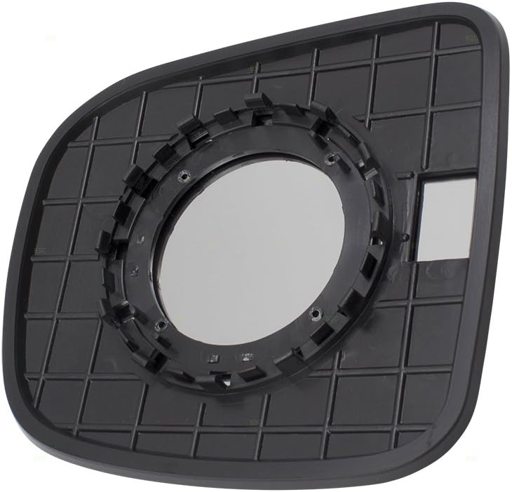 Passenger side single mirror glass for 96-02 vans