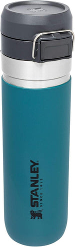 Stanley Quick Flip GO Water Bottle 36 oz | Push Button Lid | Leakproof and Packable for Travel and Sports | Insulated Stainless Steel | BPA-Free | Black - Image 15