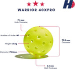 VeteranGO Hero Pickleball Warrior 40Xpro on outdoor court surface