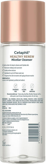 Cetaphil Healthy Renew Micellar Cleanser ingredients label