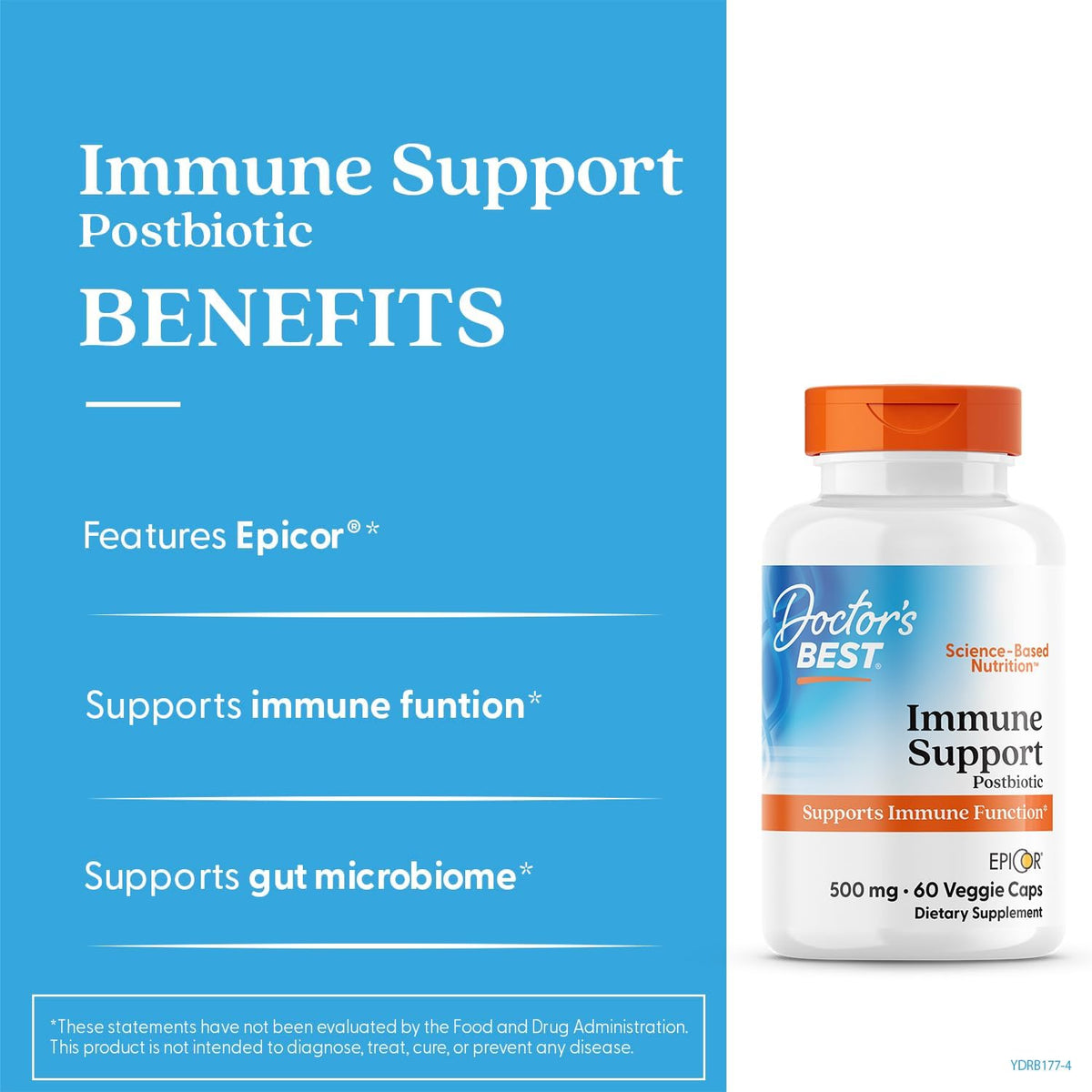 Doctor's Best 500mg veggie caps ingredient details view