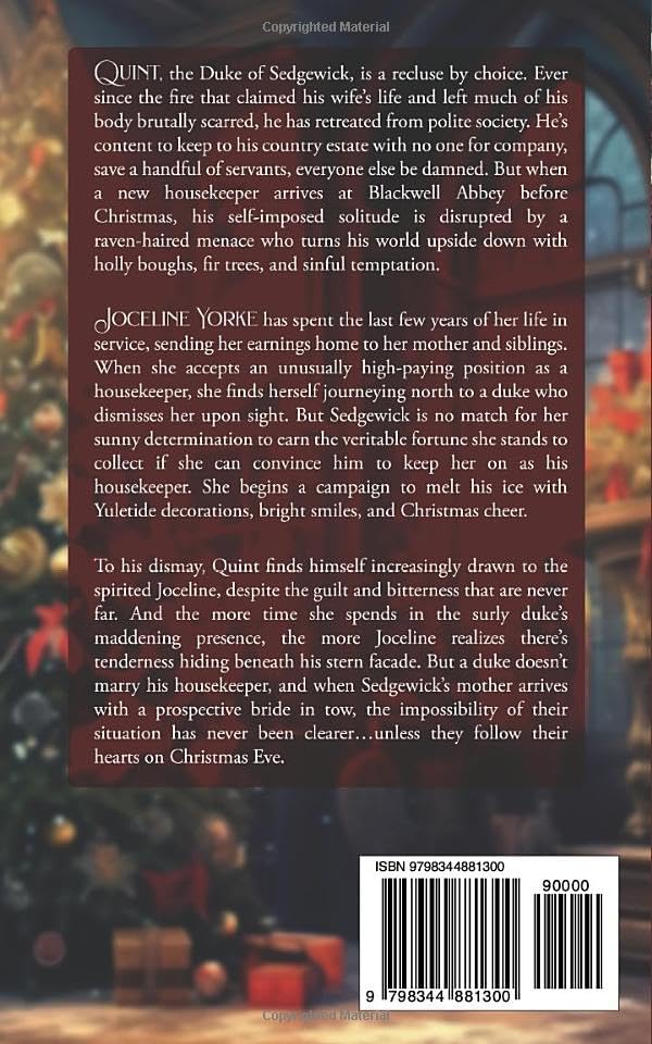 The Duke Who Despised Christmas book series cover art