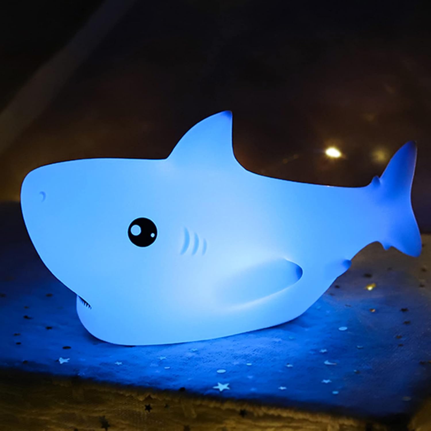 Zklili shark night light front view