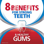 USA imported Parodontax Whitening daily fluoride anticavity and antigingivitis toothpaste box showing clinical benefits