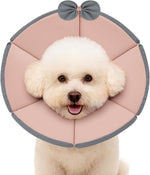 MAXFUT Soft Dog Cone Collar,Foam Cone for Dogs to Stop Licking After Surgery,Non Inflatable Dog Donut Cone (Grey, XXL) - Image 12