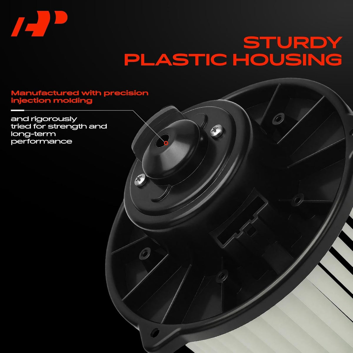 A-Premium vehicle climate control blower motor side angle