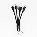 Nocqua 4-in-1 multi charging cable front view
