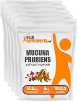 BulkSupplements Mucuna Pruriens five hundred milligrams per serving powder detailed view