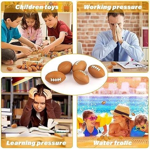 Compact size comparison of Hxezoc elastic foam toy balls for kids.