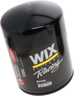 Wix 51060R spin-on lube filter front view showing heavy duty metal canister