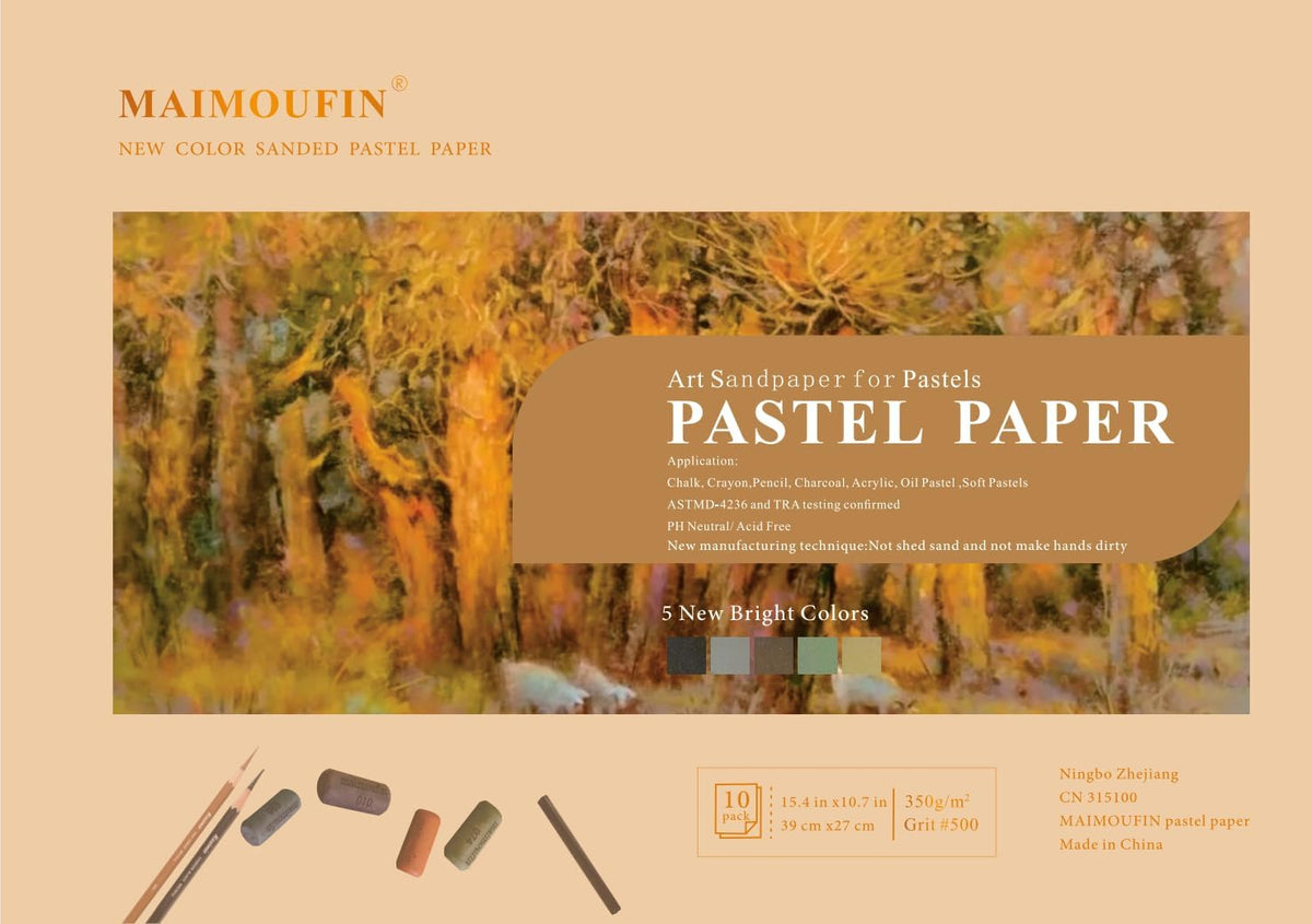 MAIMOUFIN sanded pastel paper front packaging view