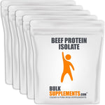Dairy free paleo friendly beef protein isolate 500 grams product bag for muscle recovery