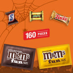 Miniature Twix and Milky Way chocolate bars grouped together