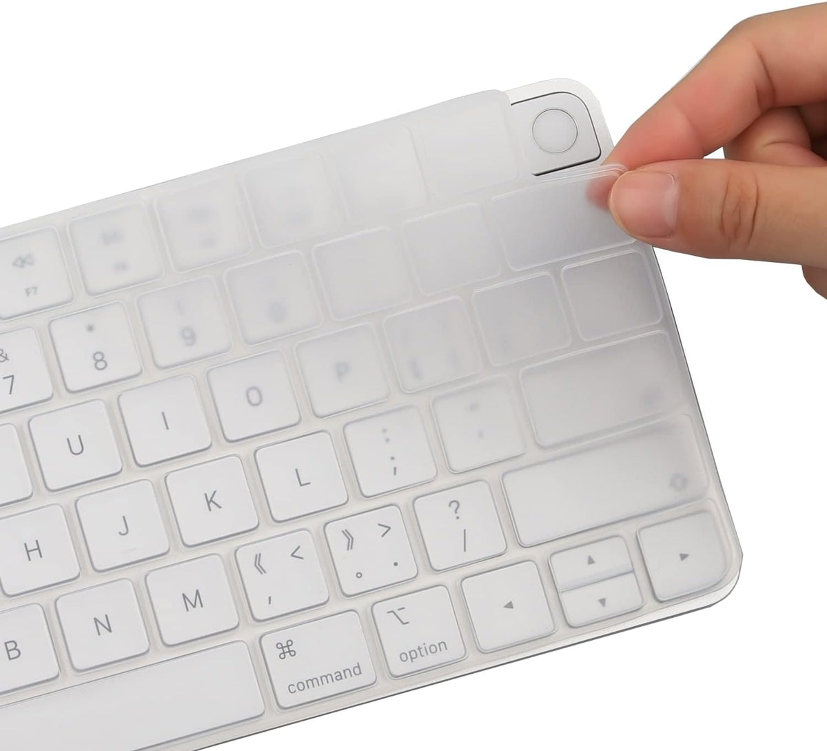 MUBUY-GOL keyboard cover Touch ID cutout view